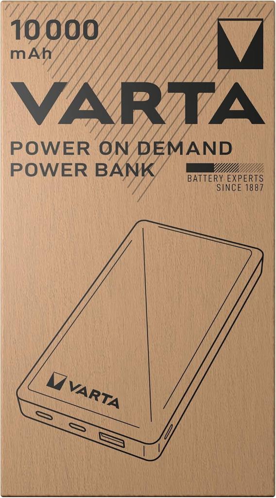 Varta Power On Demand 10000 mAh Hızlı Şarj Powerbank