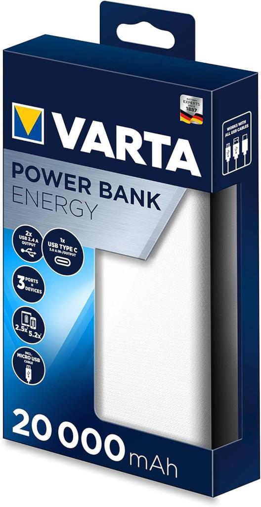 Varta 20000 Mah Powerbank Whıte Teşhir