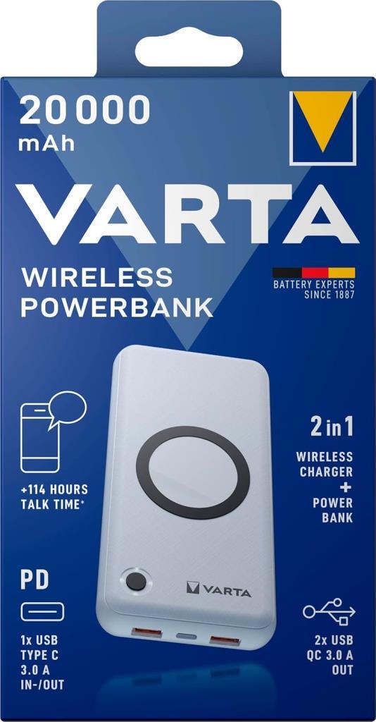 Varta Wireless POWERBANK 20000 mAh Teşhir