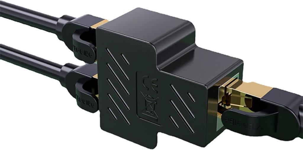 VegGieg RJ45 1 to 2 Ethernet Splitter Çoğaltıcı Adaptör - OUTLET