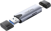 VegGieg Type-C ve USB 3.0 SD-MicroSD TF Kart Okuyucu