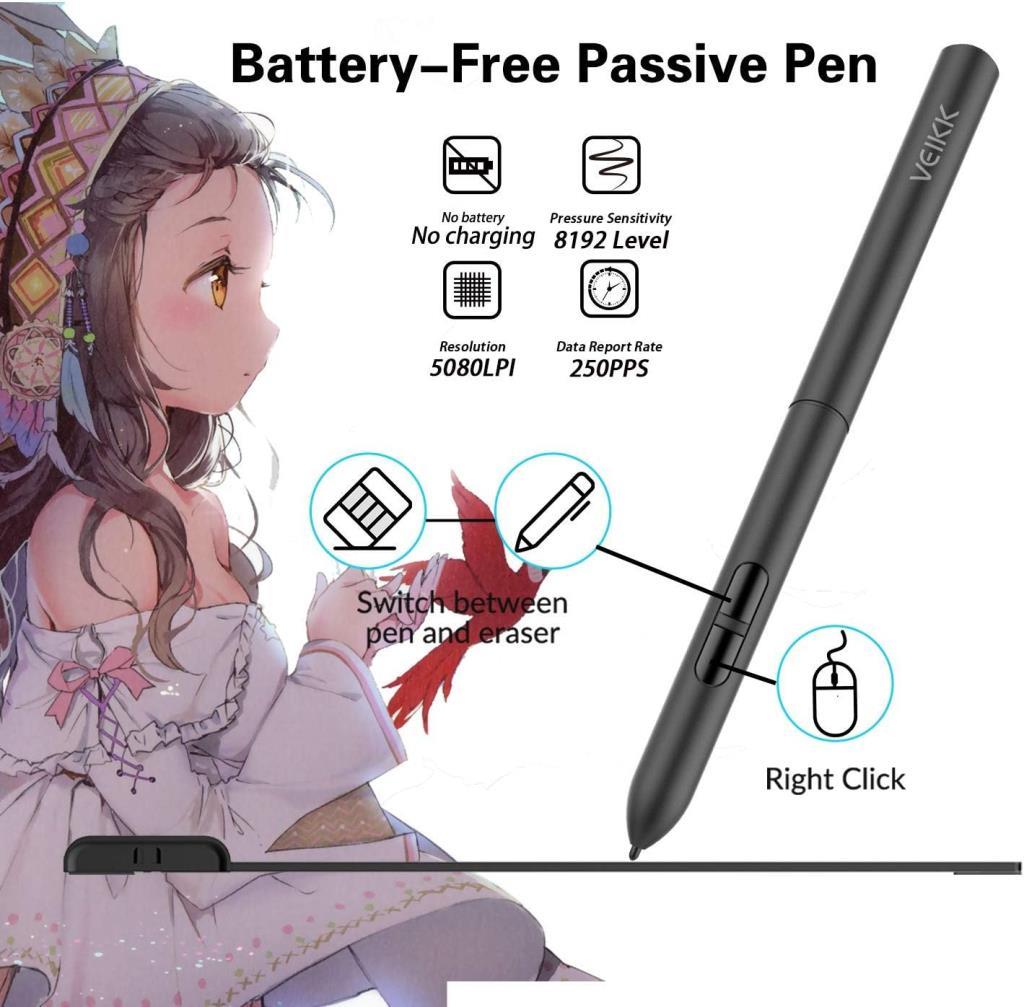 Veikk S640 Grafik Tablet - Outlet