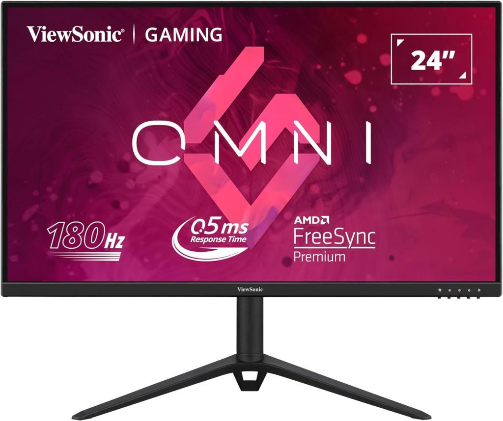 ViewSonic Omni VX2428J 23.8" 0.5ms Full HD Pivot IPS 180Hz Gaming Monitor - Display Model