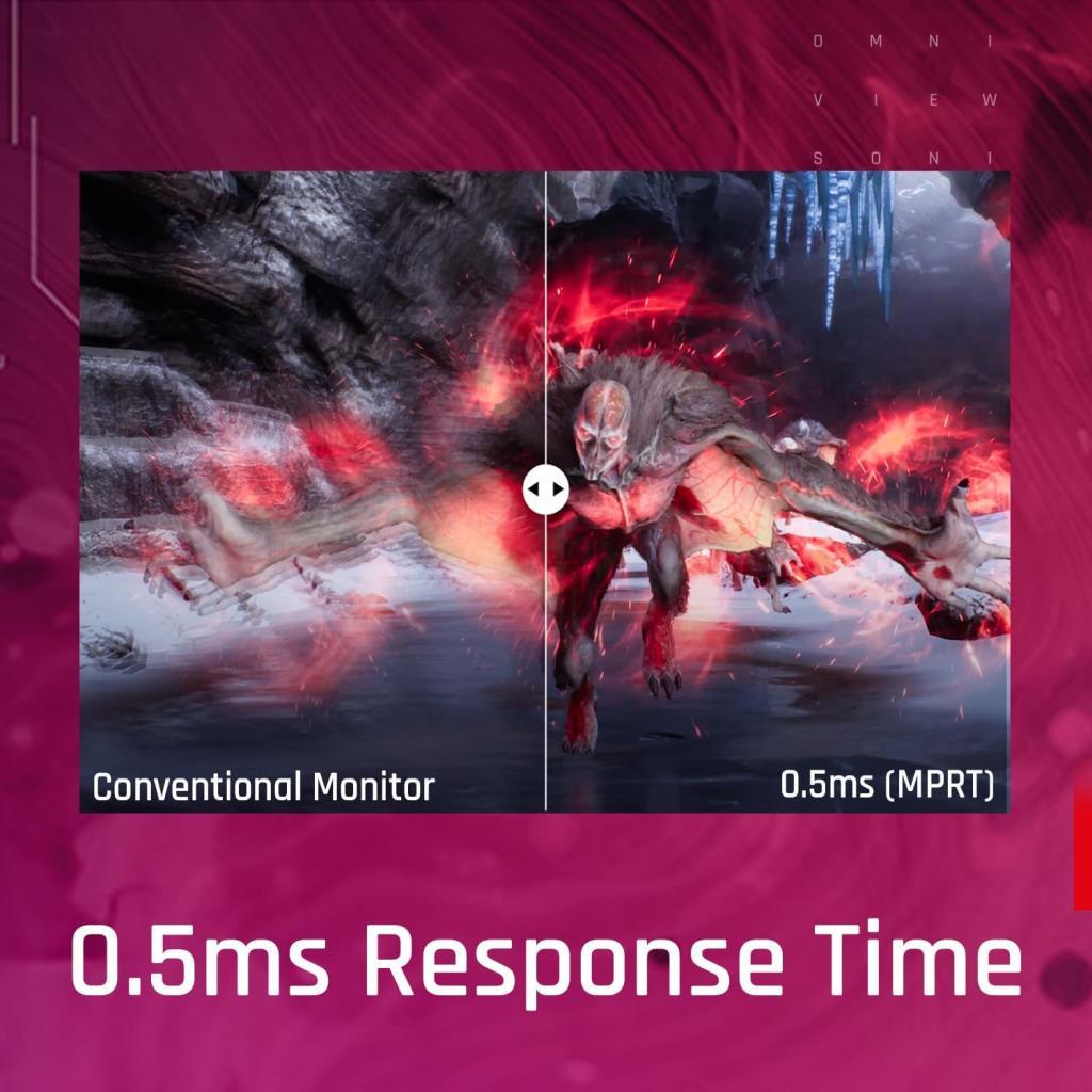 ViewSonic Omni VX2428J 23.8" 0.5ms Full HD Pivot IPS 180Hz Gaming Monitor - Display Model