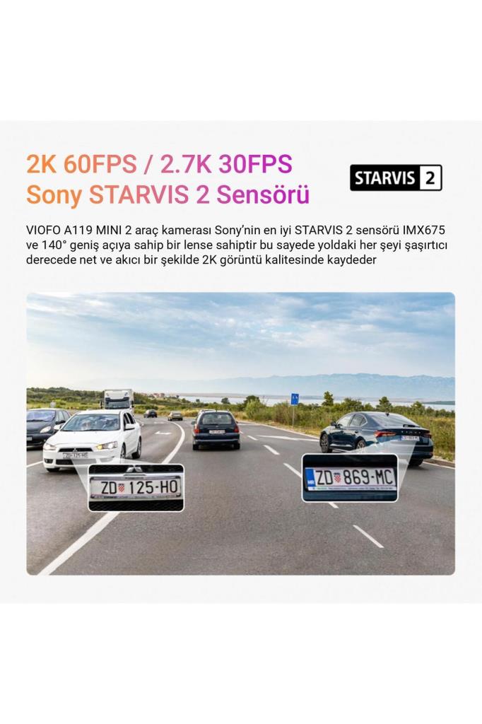 Viofo A119 Mini2 2K Araç Kamerası Teşhir