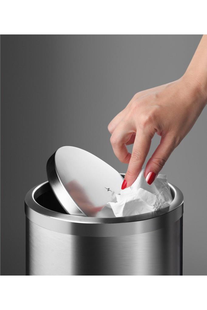 Prima Nova Vita 9 Lt Döner Kapaklı Banyo Mutfak Ofis Çöp Kovası