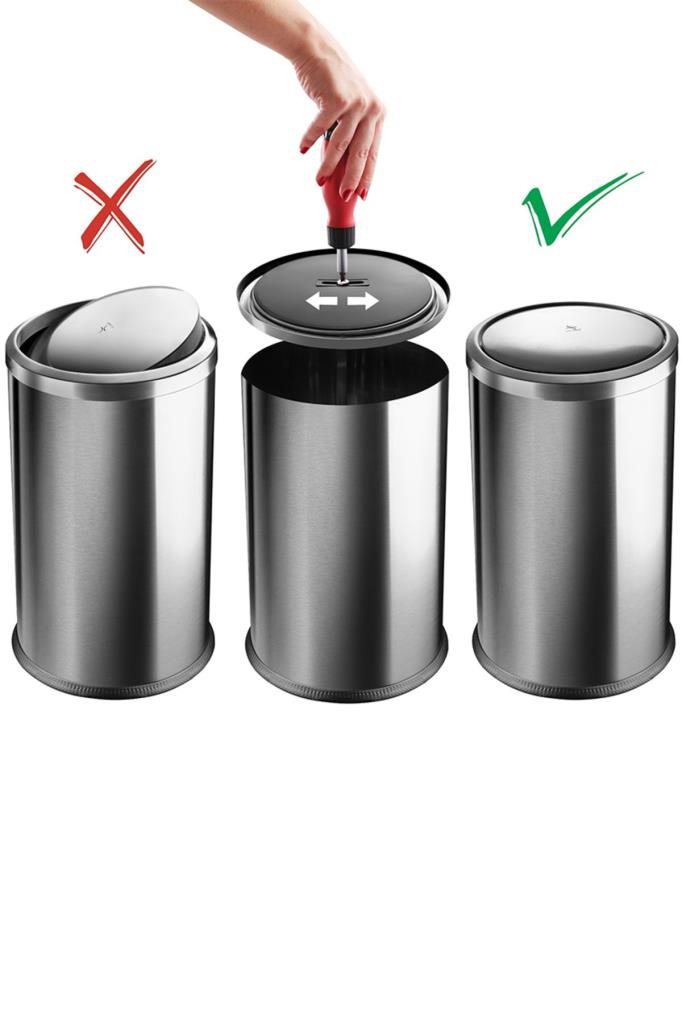 Prima Nova Vita 9 Lt Döner Kapaklı Banyo Mutfak Ofis Çöp Kovası