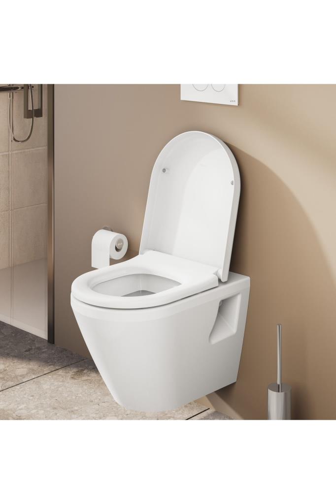 VitrA 121 003 909 Yavaş Kapanır Klozet Kapağı Outlet