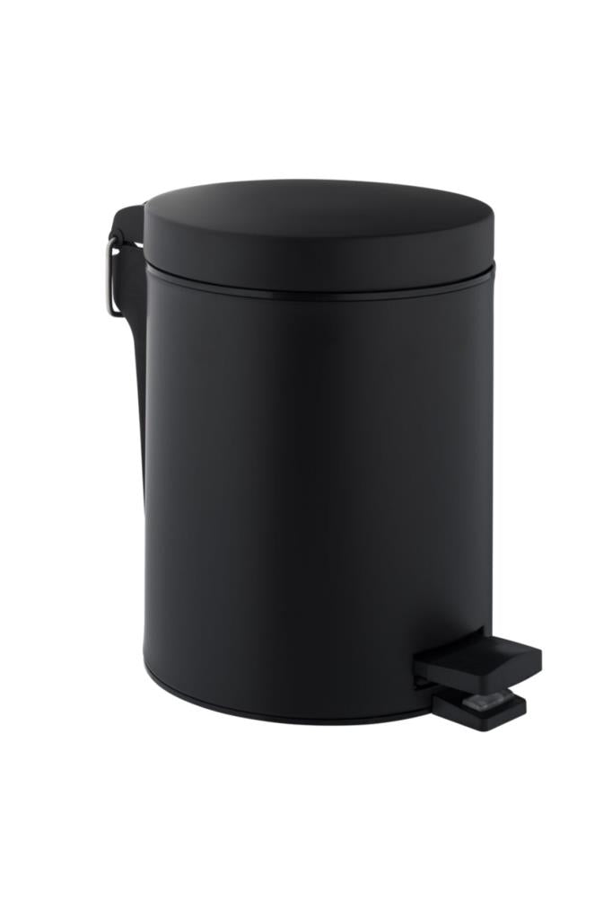 VitrA A4414936 Base 300 5 lt Mat Siyah Banyo Çöp Kovası - Teşhir