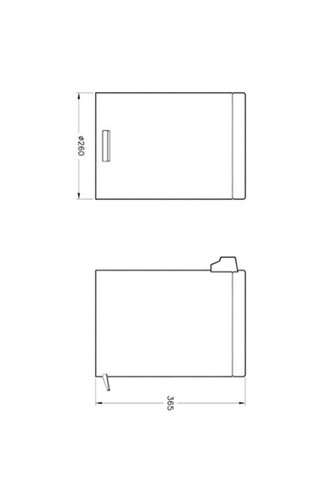 VitrA A44055 Arkitekta Paslanmaz Çöp Kovası Outlet