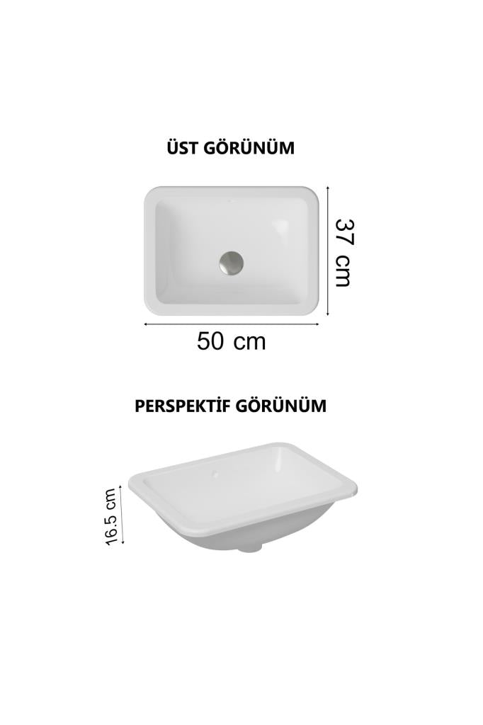 VitrA S20 5474B003-0618 43 cm Tezgah Altı Lavabo Outlet