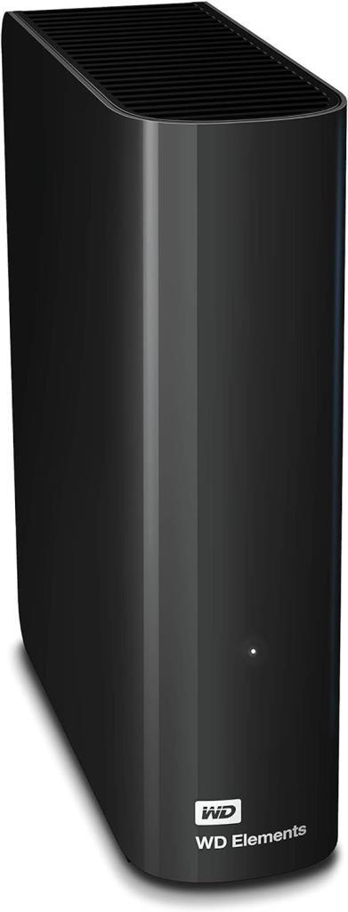 منفذ USB 3.0 خارجي سعة 10 تيرابايت من Western Digital Elements Desktop WDBWLG0100HBK مقاس 3.5 بوصة