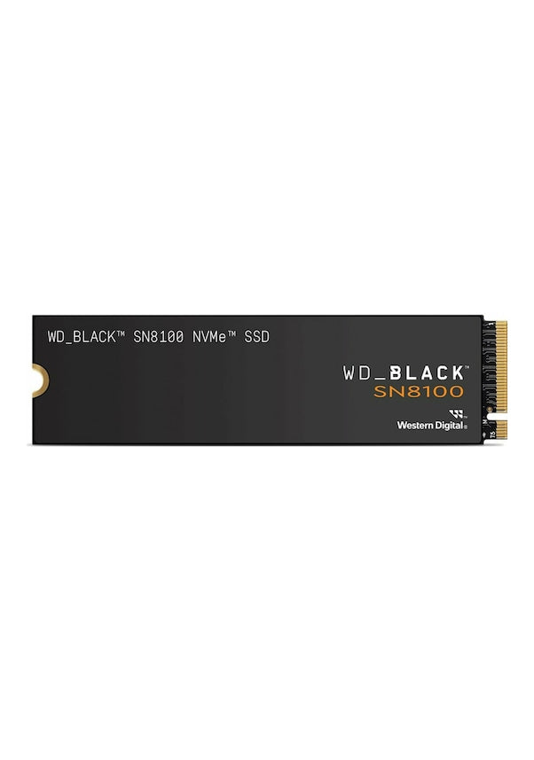 WD_BLACK SN8100 1TB PCIe 5.0x4 NVMe M.2 SSD, 14.900 MB/s / 11.000 MB/sn'ye ulaşabilen sıralı okuma/yazma hızları, TLC 3D CBA NA OUTLET