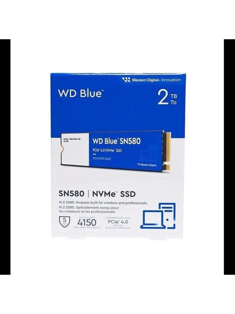 Western Digital BLUE SN580 WDS200T3B0E PCI-Express 4.0 2 TB M.2 SSD