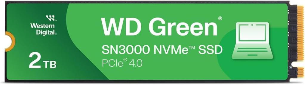 Western Digital Green SN3000 WDS200T4G0E PCI-Express 4.0 2 TB M.2 SSD Outlet