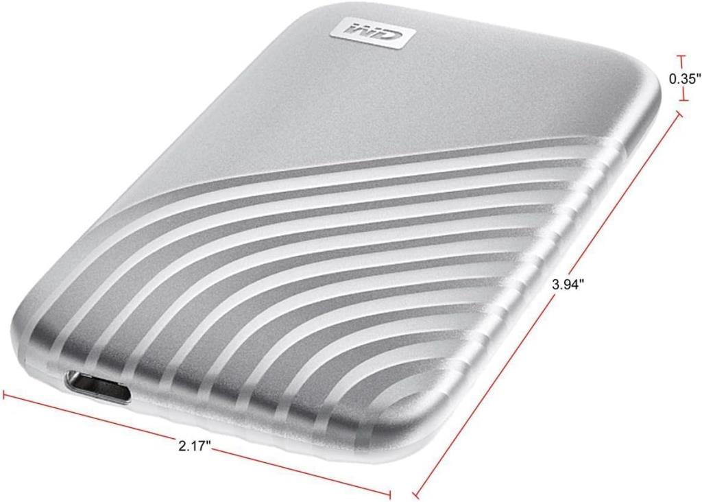 Western Digital My Passport 1 TB WDBAGF0010BSL 2.5" SSD USB-C 3.2 Gümüş Taşınabilir Disk Outlet