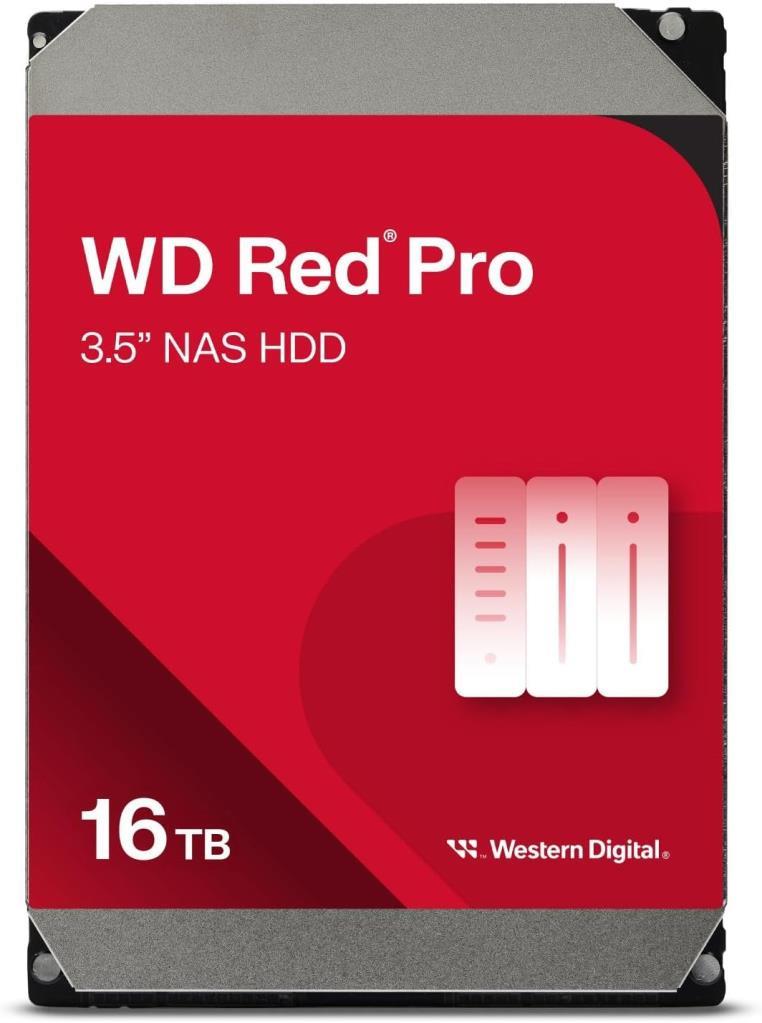 Western Digital Red Pro WD161KFGX SATA 3.0 7200 RPM 3.5" 16 TB Harddisk Teşhir