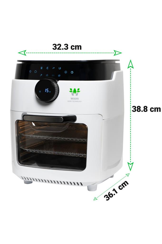 Wiami Airfryer Oven RA-011W 12 lt Beyaz Yağsız Fritöz Outlet
