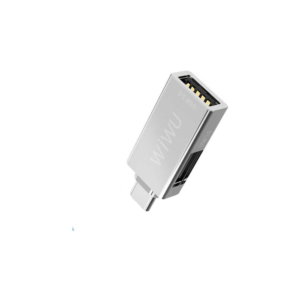 Winex Wiwu T02 USB Type-C Hub Çevirici ve Çoklayıcı Hub Gri