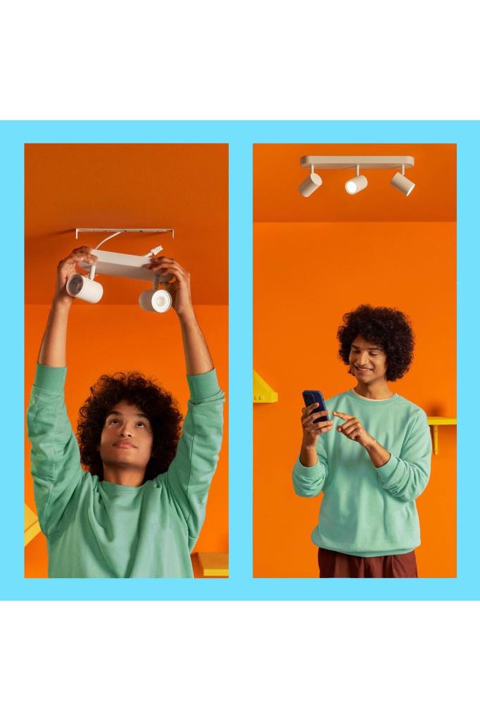 WiZ Imageo Spots RGB Işık 4'lü 5W GU10 Akıllı LED Spot