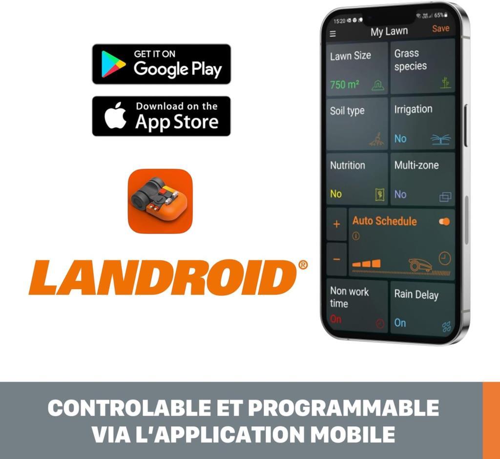 Worx WR147E.1 Landroid L1000 Robotik Çim Biçme Makinesi