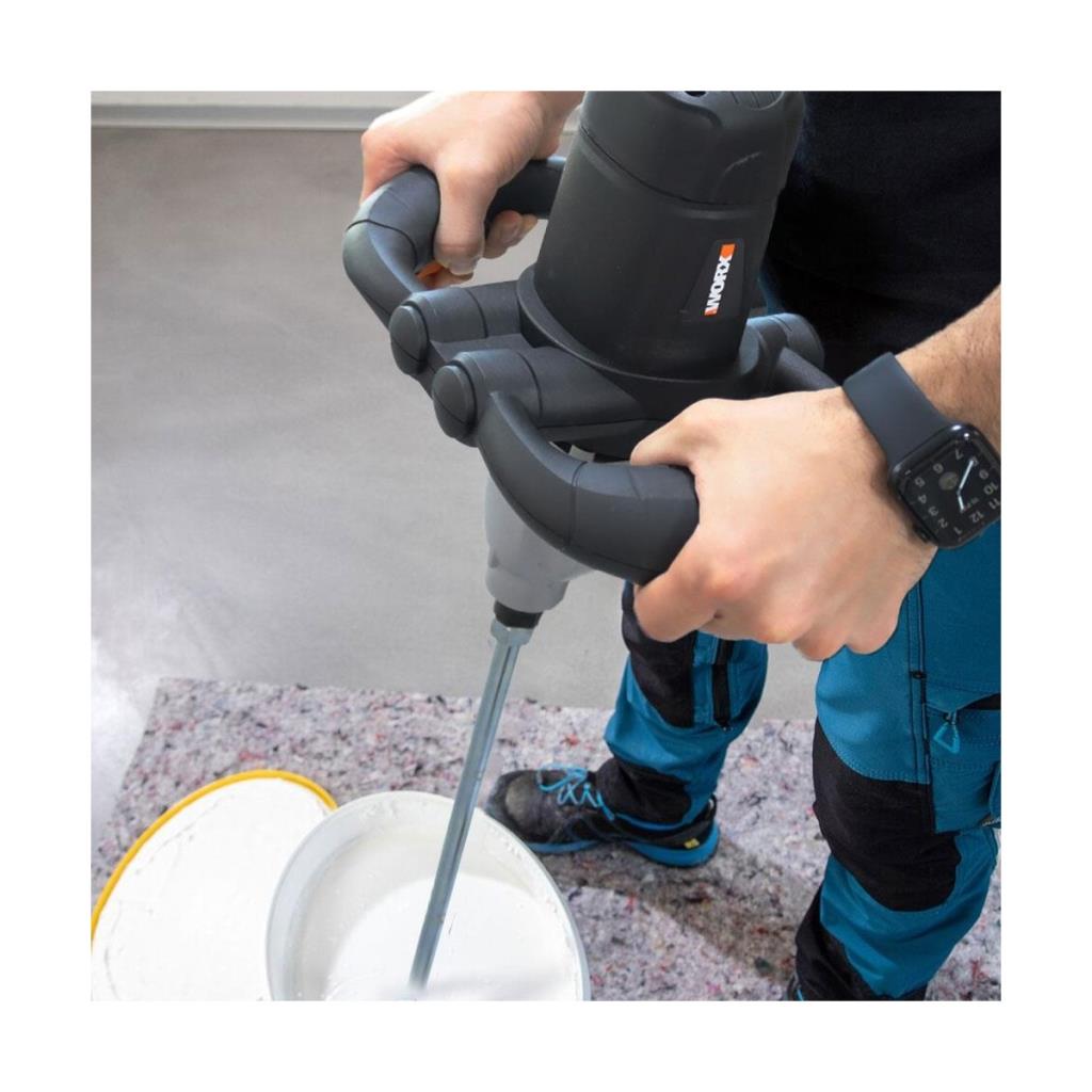 Worx WX598 1600 W 160 mm Devir Ayarlı Karıştırıcı