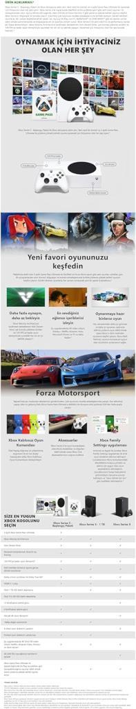 MicrosoftXbox Series S 512G+3Ay Gamepass Outlet