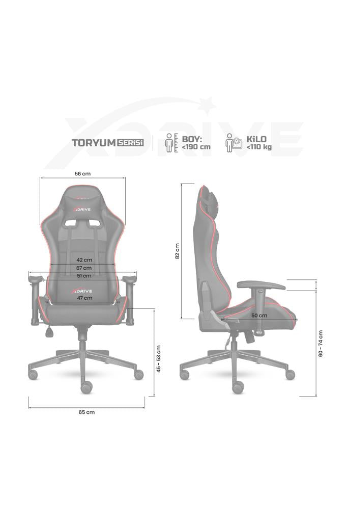 xDrive Thorium Red Gaming Chair Outlet