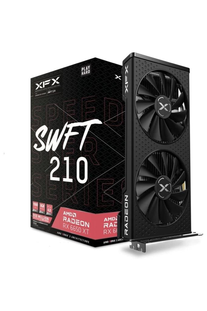 XFX Speedster SWFT 210 Core RX 6650XT RX-665X8DFDY 128 Bit GDDR6 8 GB Graphics Card Outlet