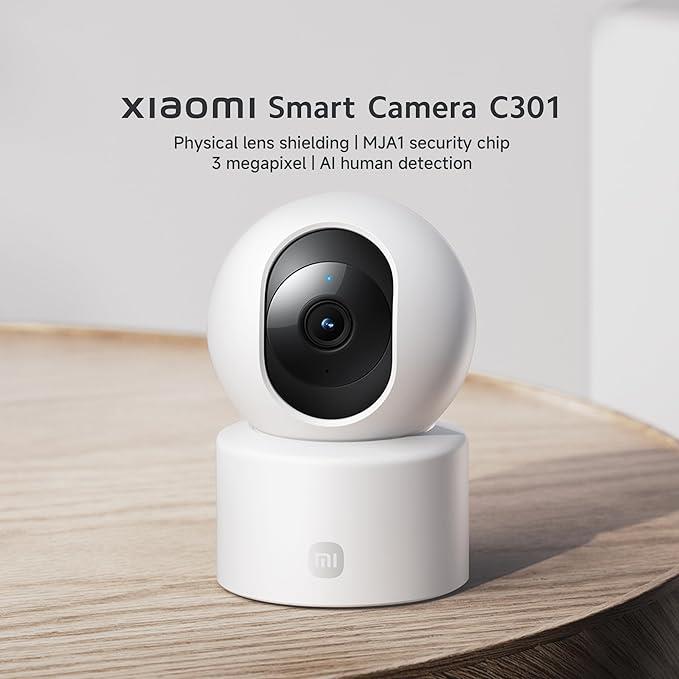 Xiaomi Smart Camera C301 2K 360 Derece Gece Görüşlü IP Wi-Fi Güvenlik Kamerası - OUTLET