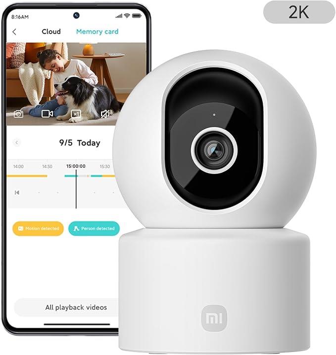Xiaomi C302 2K 3 MP 360 Derece Gece Görüşlü IP Wi-Fi Güvenlik Kamerası