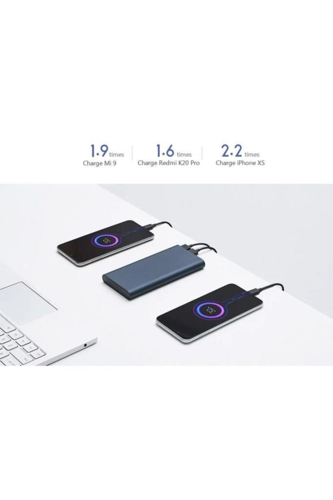 Xiaomi Mi 3.Nesil Lacivert 10000 mAh Hızlı Şarj Powerbank - TEŞHİR