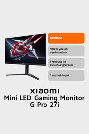 Xiaomi G Pro 27i P27QBA-RGPGL 27" 1 ms 2K Pivot IPS 180 Hz Oyuncu Monitörü Teşhir