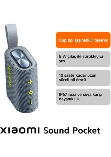 Xiaomi Sound Pocket Mavi-Gri Bluetooth Hoparlör