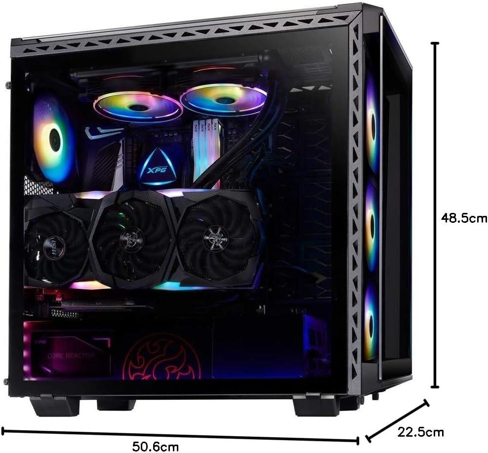XPG Battlecruiser BATTLECRUISER-BKCWW ARGB Fanlı Siyah E-ATX Oyuncu Kasası - TEŞHİR