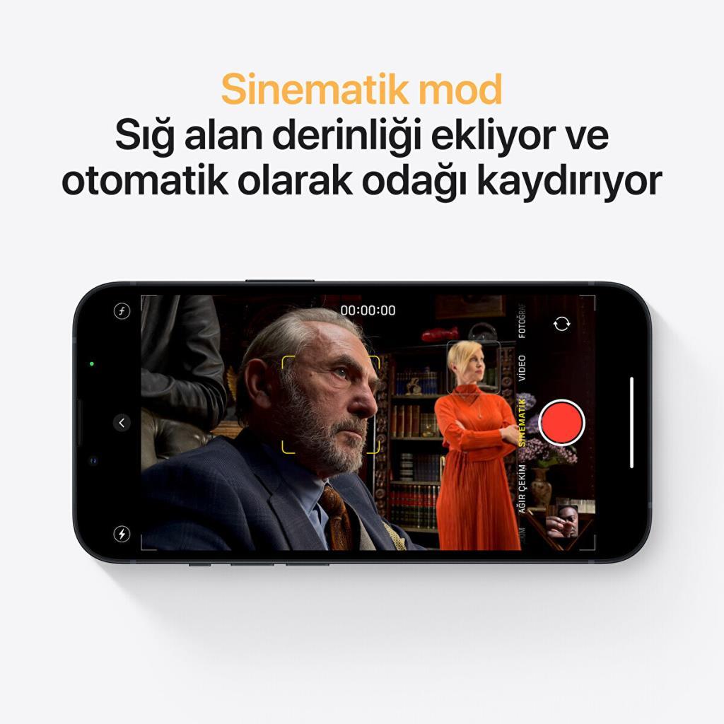 Yenilenmiş iPhone 13 256 GB Gece Yarısı Cep Telefonu (1 Yıl Garantili) - A Kalite