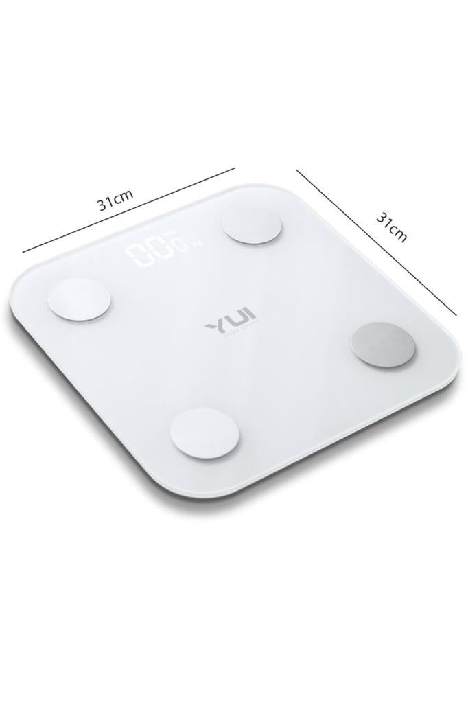 Yui KB12 Plus Şarjlı Yağ Ölçer Fonksiyonlu Akıllı Bluetooth Tartı Teşhir