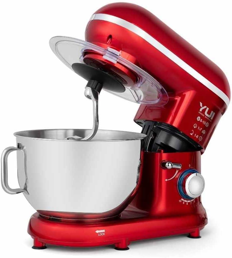 Yui M108 Easy Chef 1300 W 5 lt Kırmızı Stand Mikser