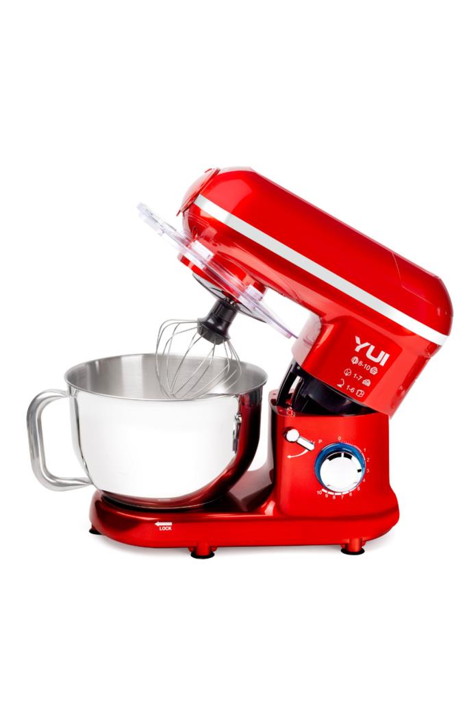 Yui M-120 Multi Fonksiyonel 1300 W 5 lt Kırmızı Stand Mikser Teşhir
