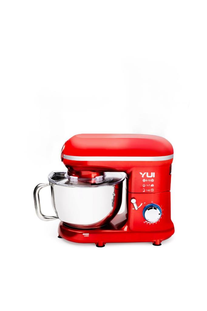 Yui M-120 Multi Fonksiyonel 1300 W 5 lt Kırmızı Stand Mikser Teşhir
