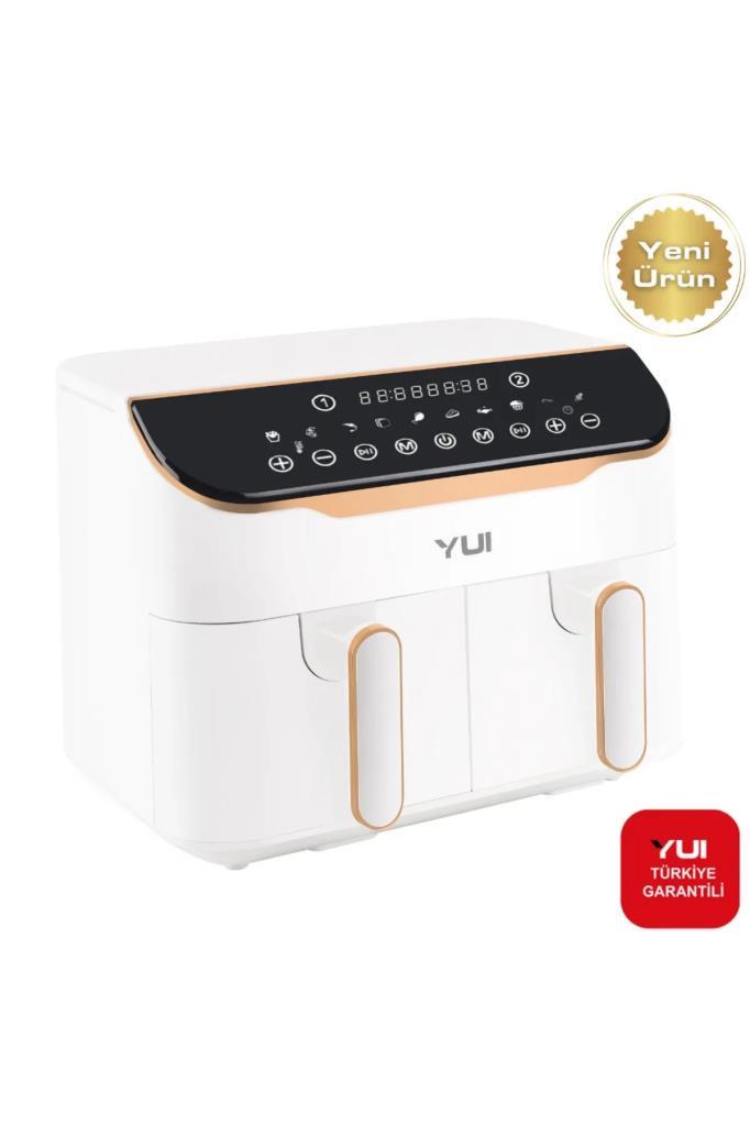 Yui M45 Seramik Çift Hazneli Smart Airfryer 8 lt Yağsız Fritöz Teşhir