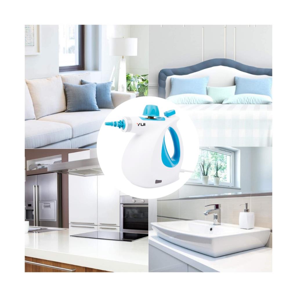 Yui NV602 Mini Çok Fonksiyonlu 9 Parça Buharlı Temizlik Makinesi