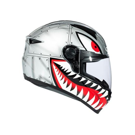 Zeus Zs-811a Al-38 Kapalı Kask Gümüş-siyah MEDIUM