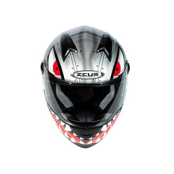 Zeus Zs-811a Al-38 Kapalı Kask Gümüş-siyah MEDIUM