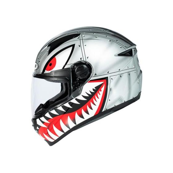 Zeus Zs-811a Al-38 Kapalı Kask Gümüş-siyah MEDIUM