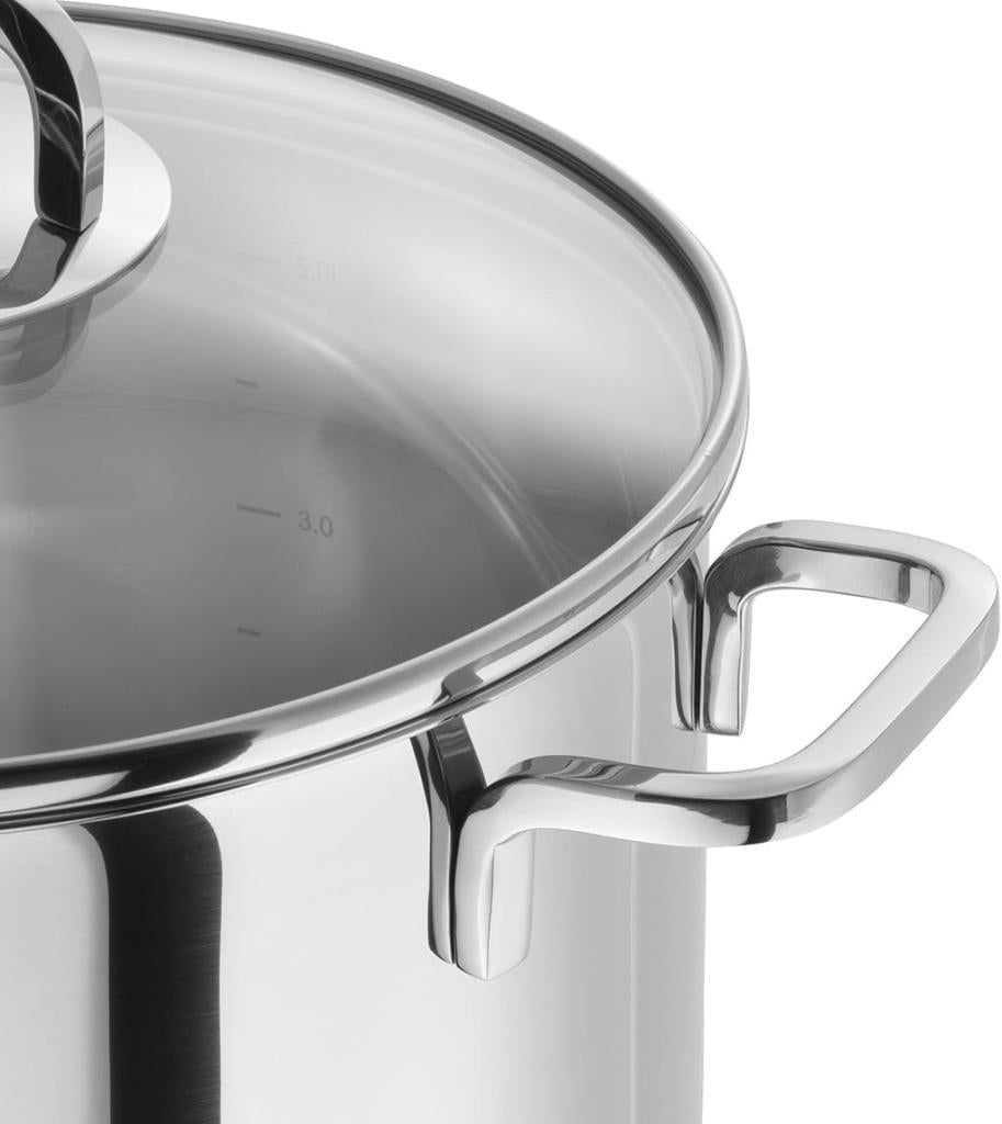 Zwilling 650600000 Quadro 5'li Çelik Tencere Seti Teşhir