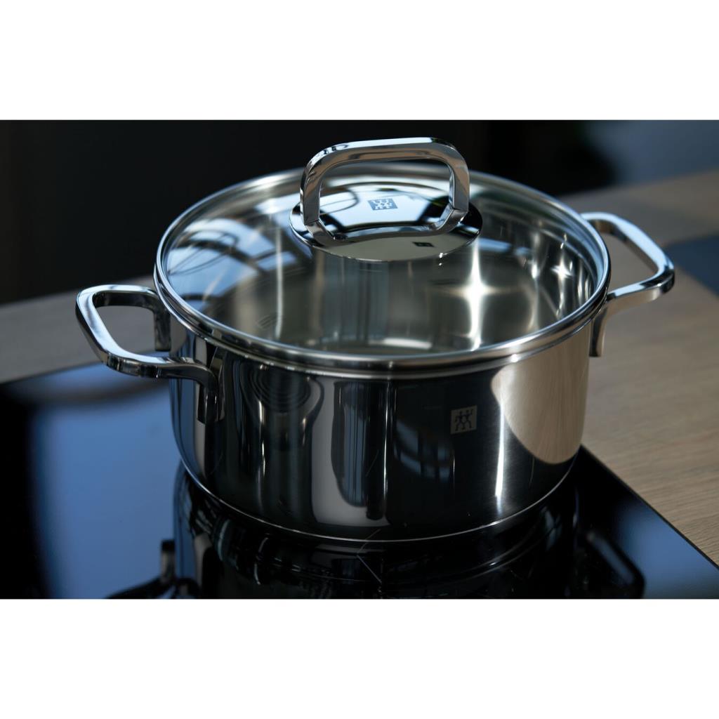 Zwilling Quadro 5 Parça 18/10 Paslanmaz Çelik Tencere Seti - Outlet