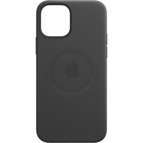 iPhone 12 | 12 Pro için MagSafe özellikli Deri Kılıf - Siyah Outlet