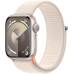 Apple Watch Series 9 GPS 41mm Yıldız Işığı Alüminyum Kasa ve Yıldız Işığı Spor Loop Kordon Akıllı Saat Teşhir
