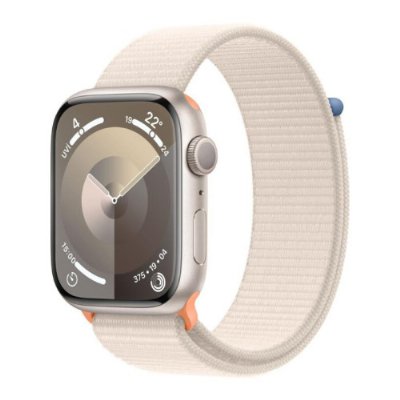 Apple Watch Series 9 GPS 45mm Yıldız Işığı Alüminyum Kasa ve Yıldız Işığı Spor Loop Kordon Akıllı Saat - Outlet